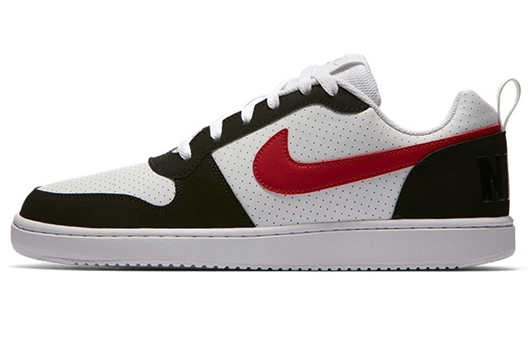 Nike Court Borough Low White Black Red