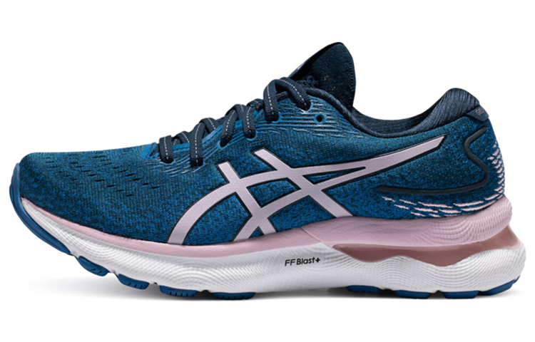 Asics Gel Nimbus 24 Wide 'French Blue Barely Rose' Women's