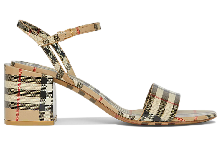 Burberry Leather Slingback Sandals Women's