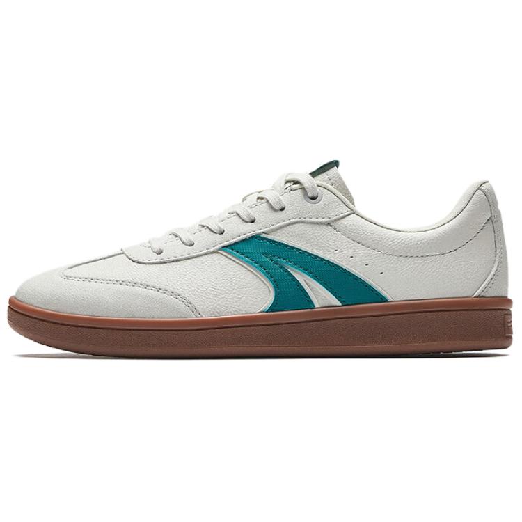 Anta Wear resistant And Lightweight Low Top Skateboard Shoes Women's Numbers Mist Gray Ling Stone Green