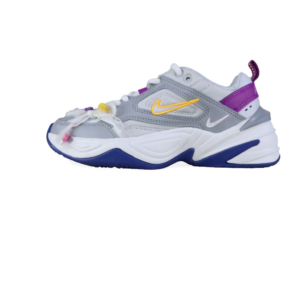 Nike M2K Joyful Communication Bowknot Anti-Slip Wear-Resistant Low-Top Casual Shoes Women's Gray Purple