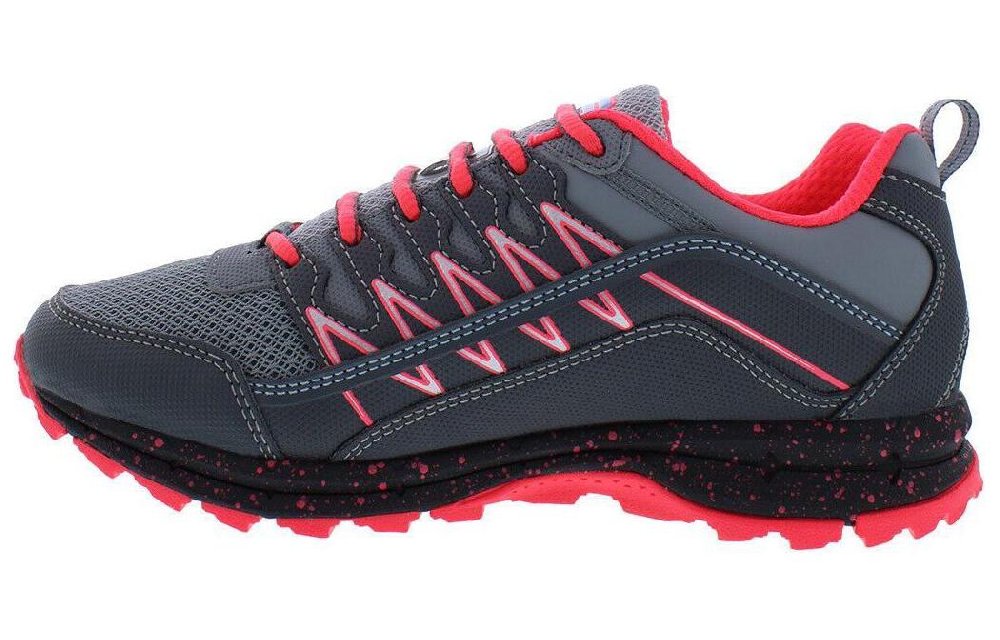 FILA Abrasion Resistant Breathable Low Top Casual Running Shoes Women's Black Red