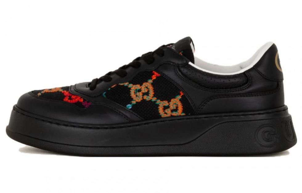 GUCCI Chunky B GG Cookie Shoes Stylish Skateboarding Shoes Men's Black
