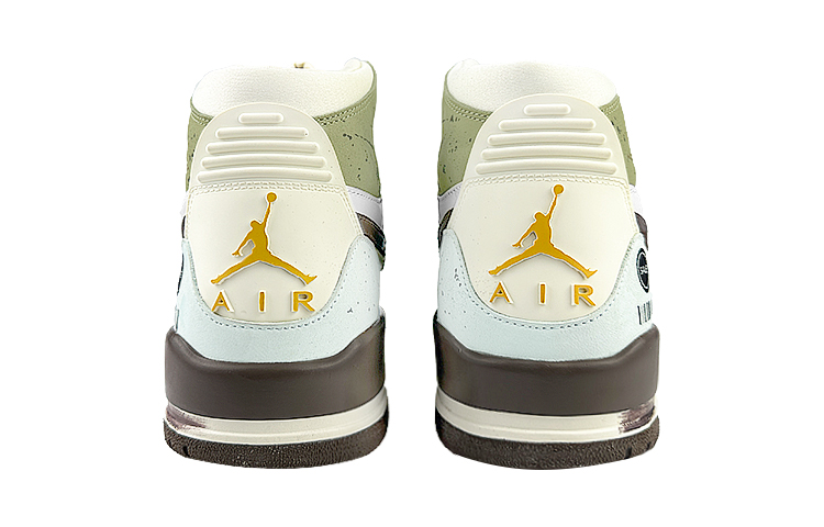 Jordan Legacy 312 High-Top Vintage Basketball Shoes Men's Green Black