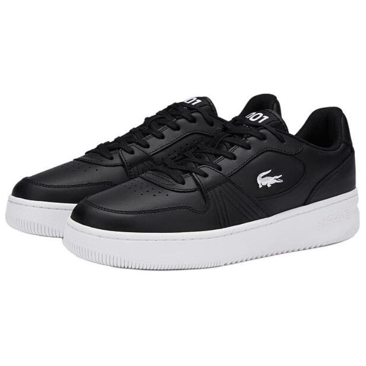 LACOSTE Slip-Resistant Low-Top Skateboard Shoes Men's Black