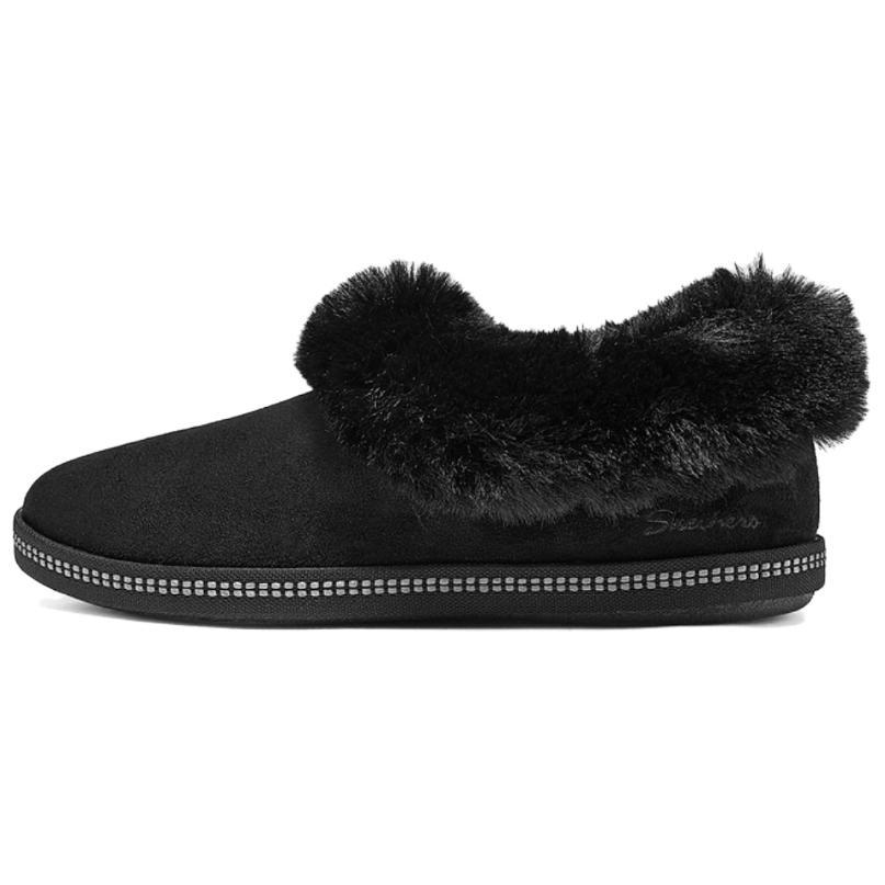 Skechers Modern Comfort Wear-Resistant Slip-Resistant Ankle-Length Snow Boots Women's Black