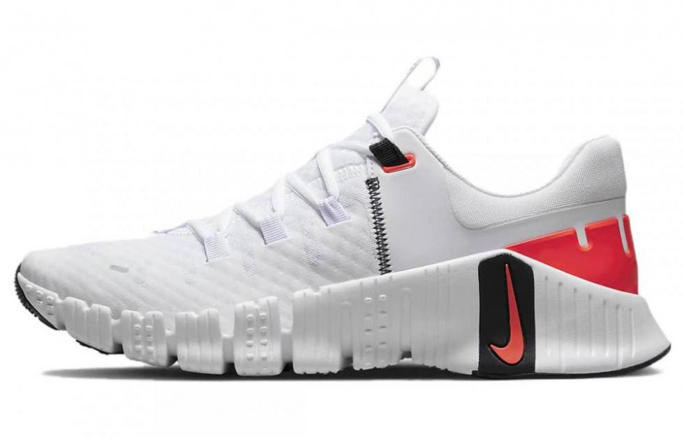 Nike Free Metcon 5 White Bright Crimson