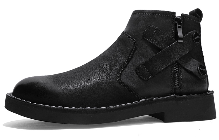 Jeep Short Martin Boot Men's Black