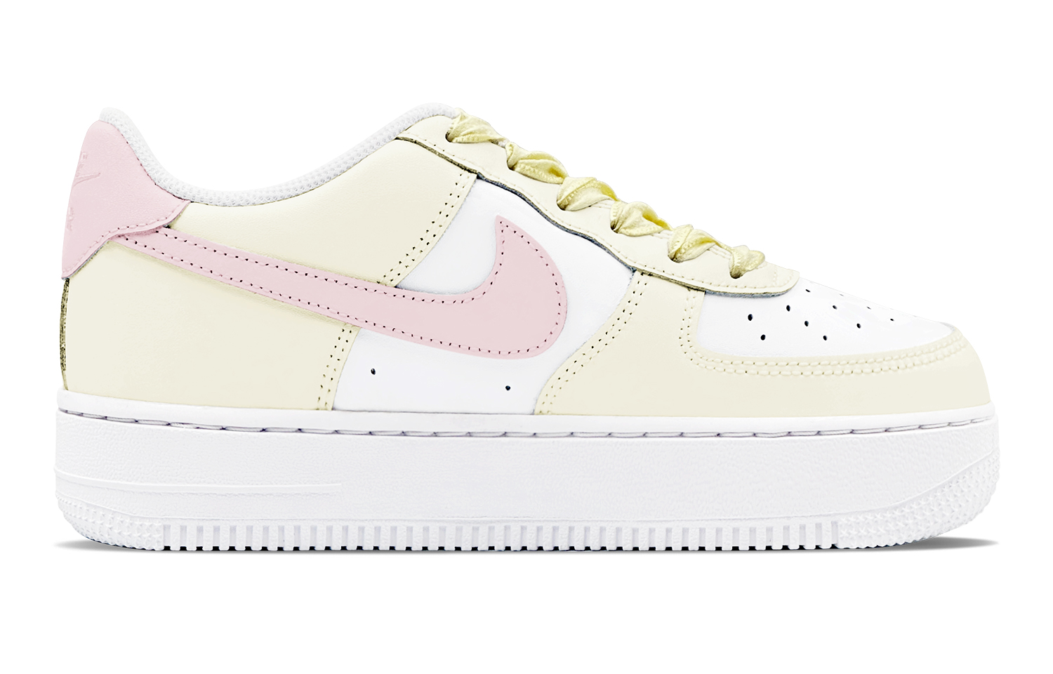 Nike Air Force 1 Air Force 1 Abrasion Resistant Low Top Skateboard Shoes Women's Yellow Pink купить в интернет-магазине Yoocart с быстрой доставкой по России.