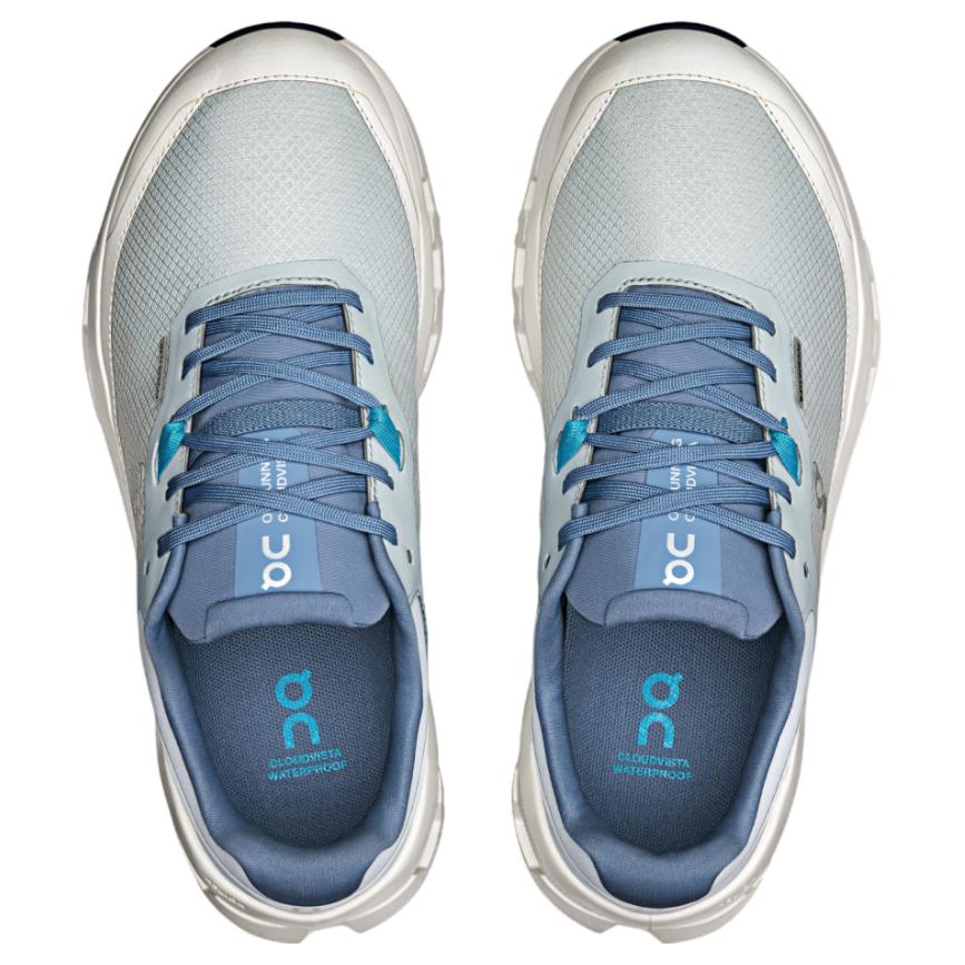 On Cloudvista 2 Anti-Slip Wear-Resistant Low-Top Running Shoes Women's Blue White
