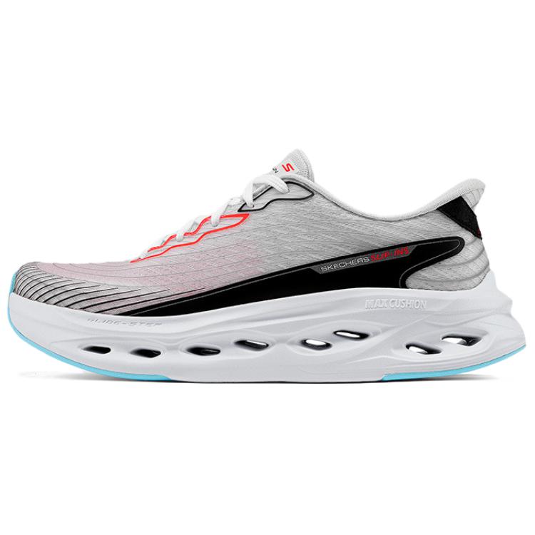 Skechers MEN'S GO Cushioning, Wear Resistant Low Top Casual Running Shoes Men's White