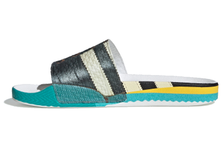 Adidas Raf Simons X Samba Adilette Slides 'Trompe L'oeil'