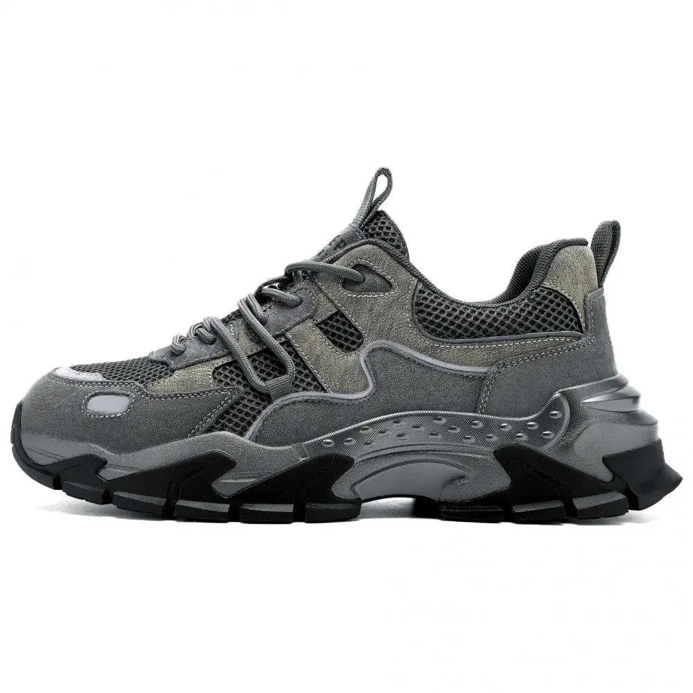 JEEP SPIRIT Black Myth Low Top Chunky Sneakers Men's Gray