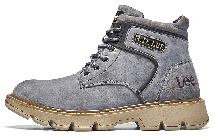 Lee Martin Boots Men Dark Gray/Earth Yellow/Dark Khaki/Black