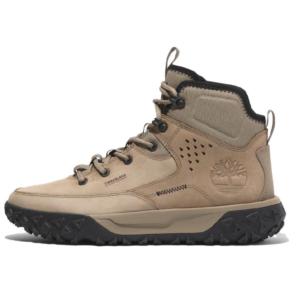 Timberland Greenstride Motion Anti-Slip Wear-Resistant High-Top Outdoor Shoes Men's Beige