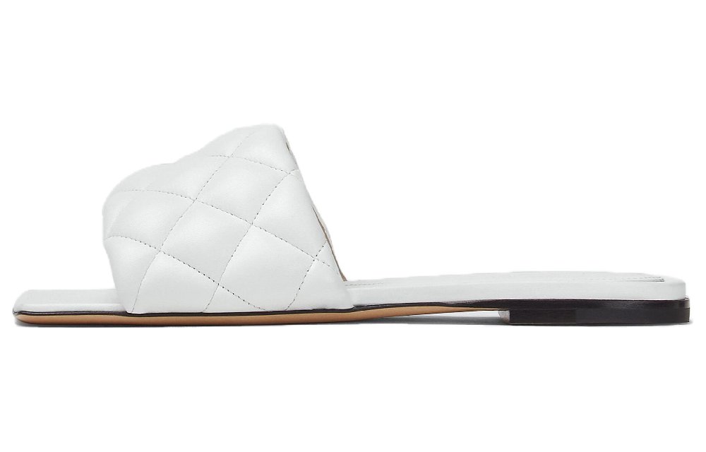 Bottega Veneta Padded Slide Slippers Women's White