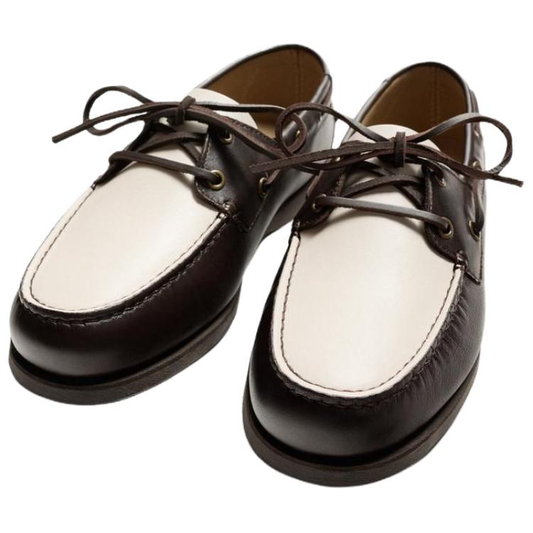 ZARA Boat Shoes Men's Dark Brown купить в интернет-магазине Yoocart с быстрой доставкой по России.