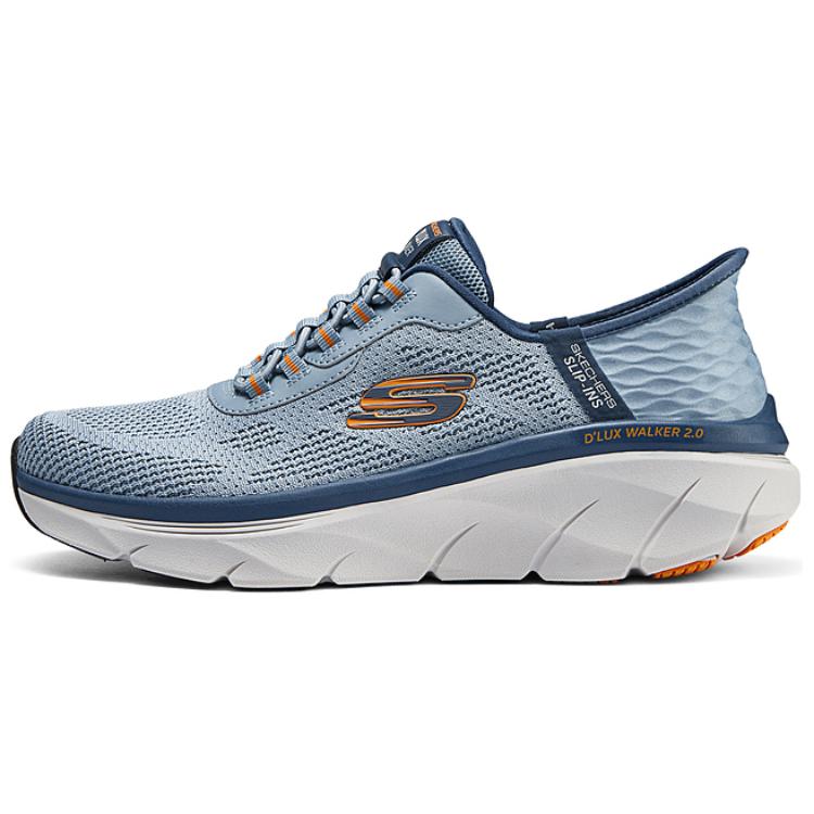 Skechers Hands Free Slip-Ins Durable Breathable Low-Top Running Shoes Men's Blue