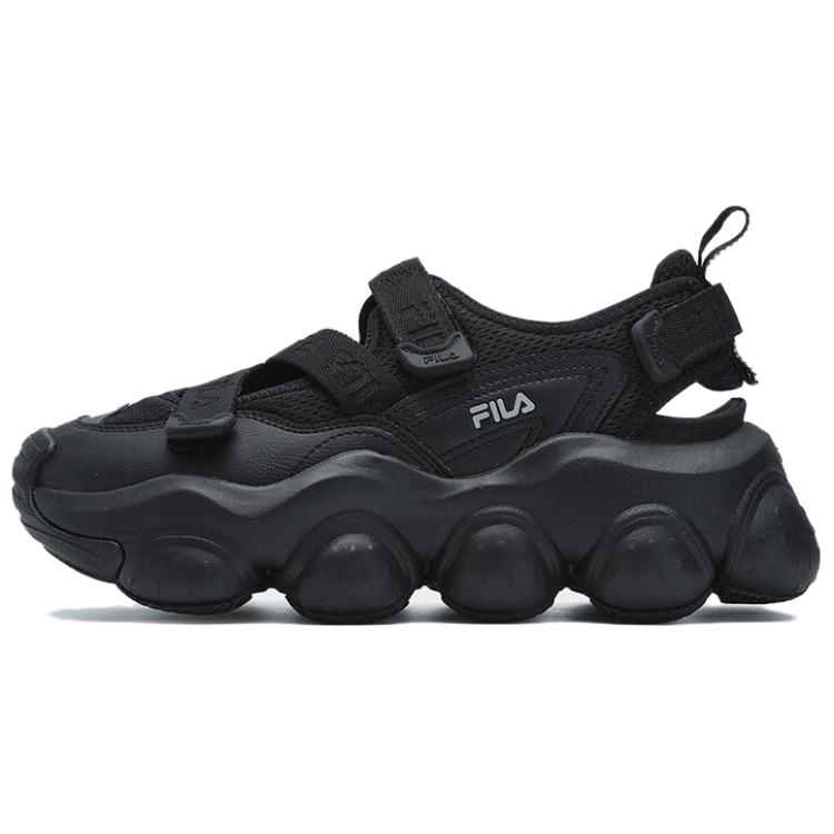 FILA FRAGOLA Breathable Height Increase Beach Sandals Women's Black