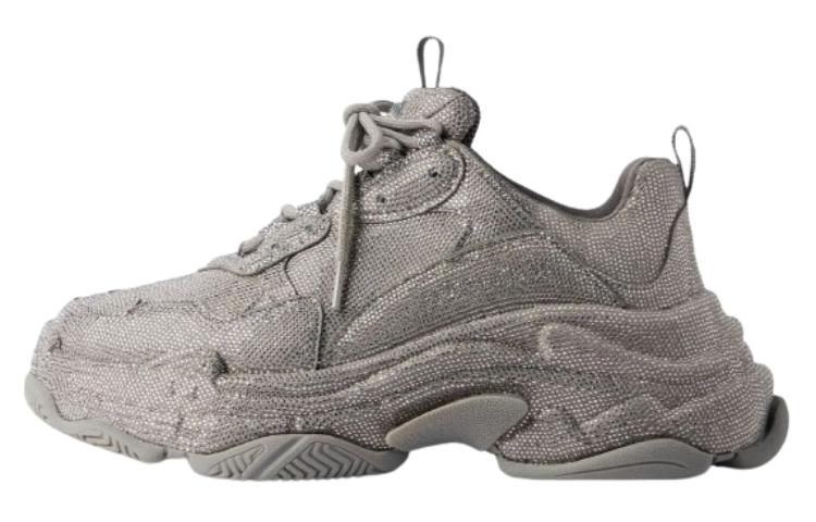 Balenciaga Triple S Dark Grey Rhinstones