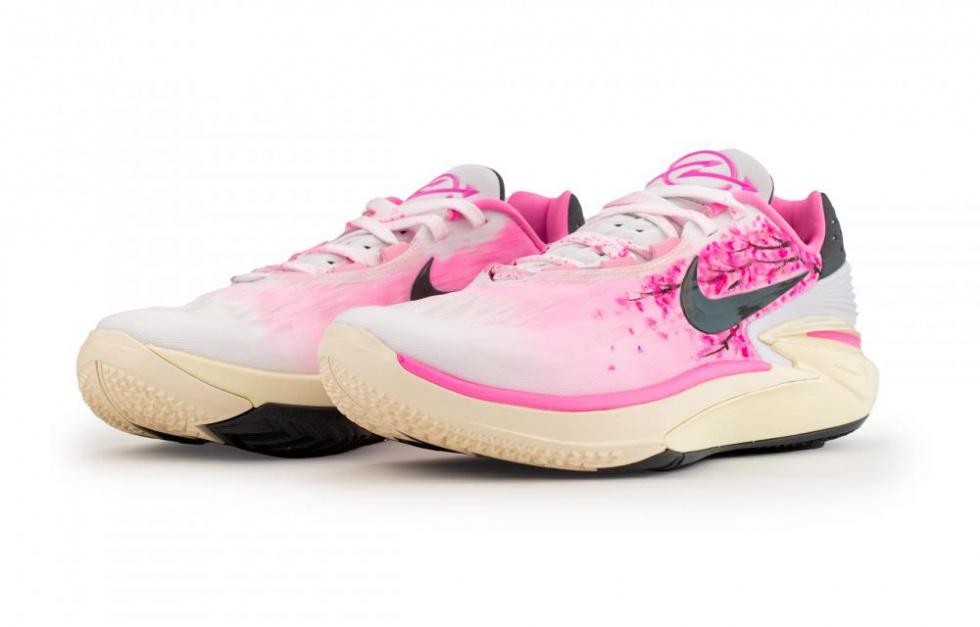 Nike Air Zoom G.T. Cut 2 EP Anti-Slip Wear-Resistant Low-Top Basketball Shoes Unisex Pink Gradient
