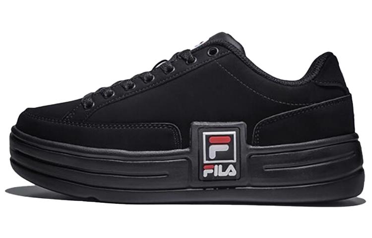 FILA Funky Tennis Skateboard Shoes Unisex Low-Top Black