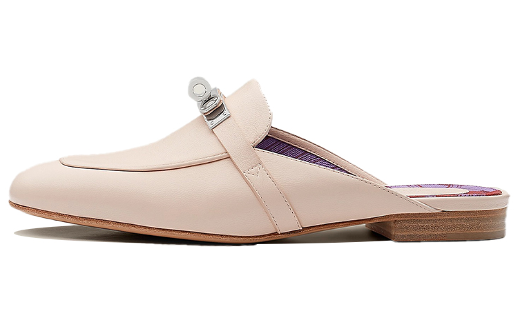 HERMES Oz Casual Flat Shoes Women's Pink