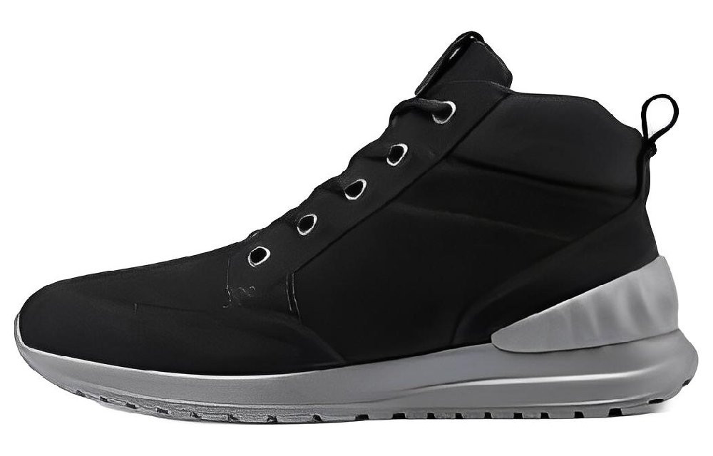 Ecco Elegant Light Collection High-Top Chunky Sneakers Men's Black