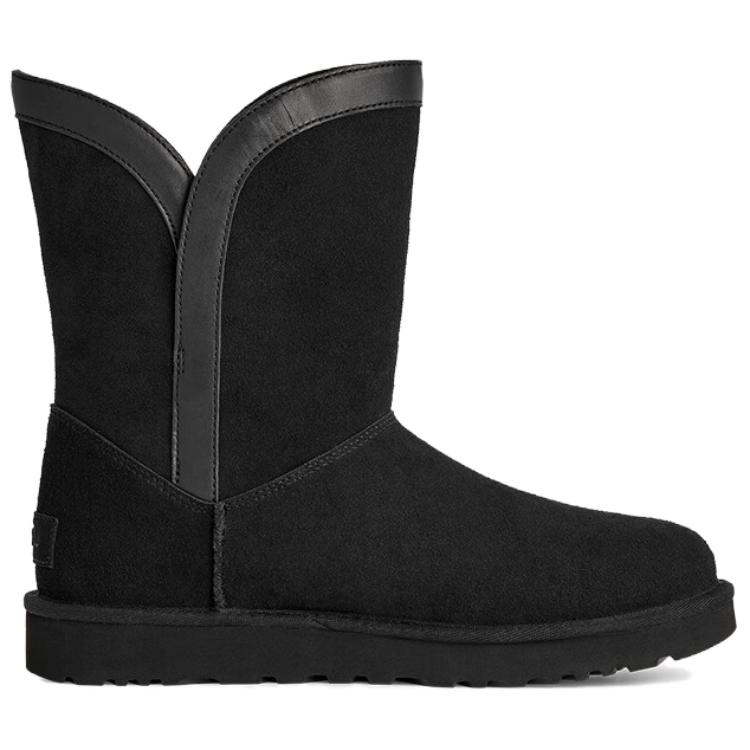 UGG Classic Novelty Short Mid Calf Snow Boots Women's Black купить в интернет-магазине Yoocart с быстрой доставкой по России.