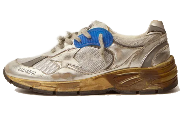 Golden Goose Dad-Star Silver White Blue Grey