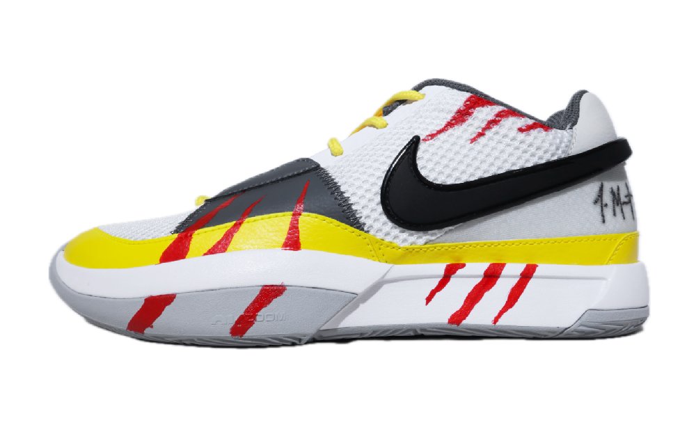 Nike Basketball Shoes Unisex Low-Top Yellow, White, Red, Black