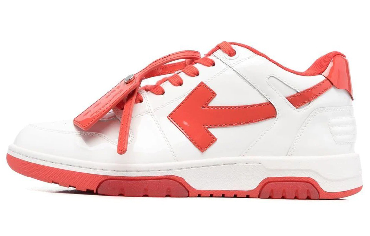 OFF WHITE Out Of Office Low Top Sneakers 'Red White'