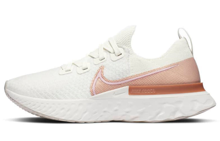 Nike React Infinity Run Flyknit Sail Metallic Copper Women's