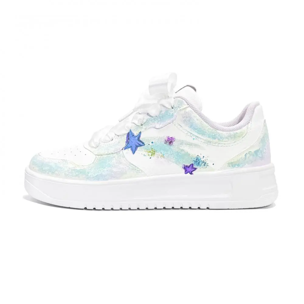 Anta Relaxed Coverage Waterproof Abrasion Resistant Low top Skateboard Shoes Women's Multicolor