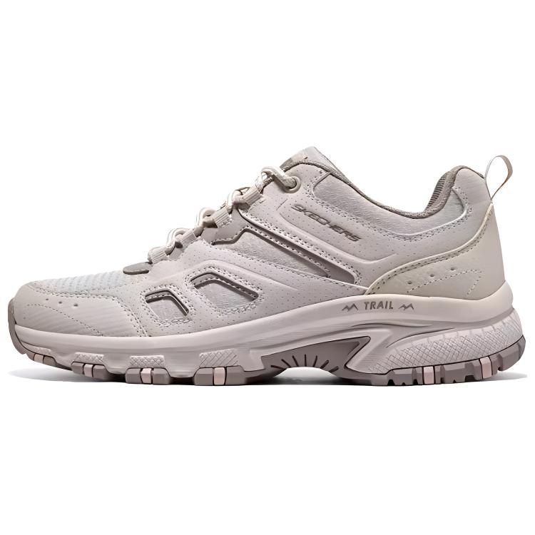 Skechers Hillcrest Wear-Resistant Support Balance Lightweight Rebound Low-Top Trekking Shoes Women's Taupe