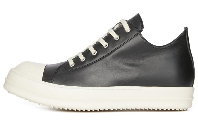 RICK OWENS Rubber-toecap Leather Sneakers