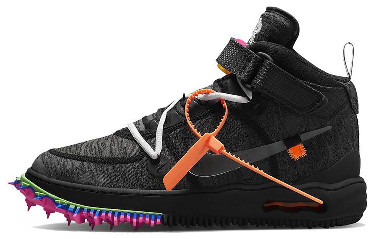 Nike X Off White Air Force 1 Mid 'Black'
