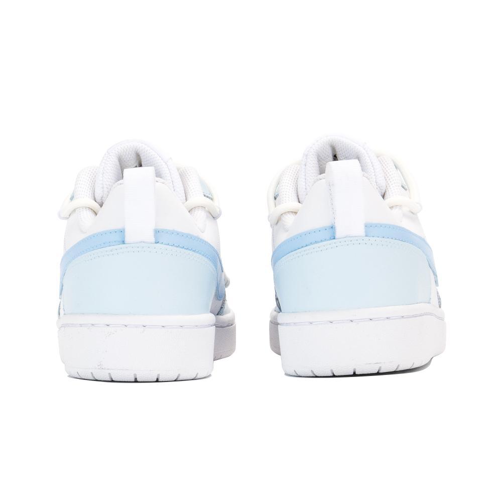 Nike Court Borough Low Anti Slip Wear Resistant Low Top Skateboard Shoes GS Blue White купить в интернет-магазине Yoocart с быстрой доставкой по России.
