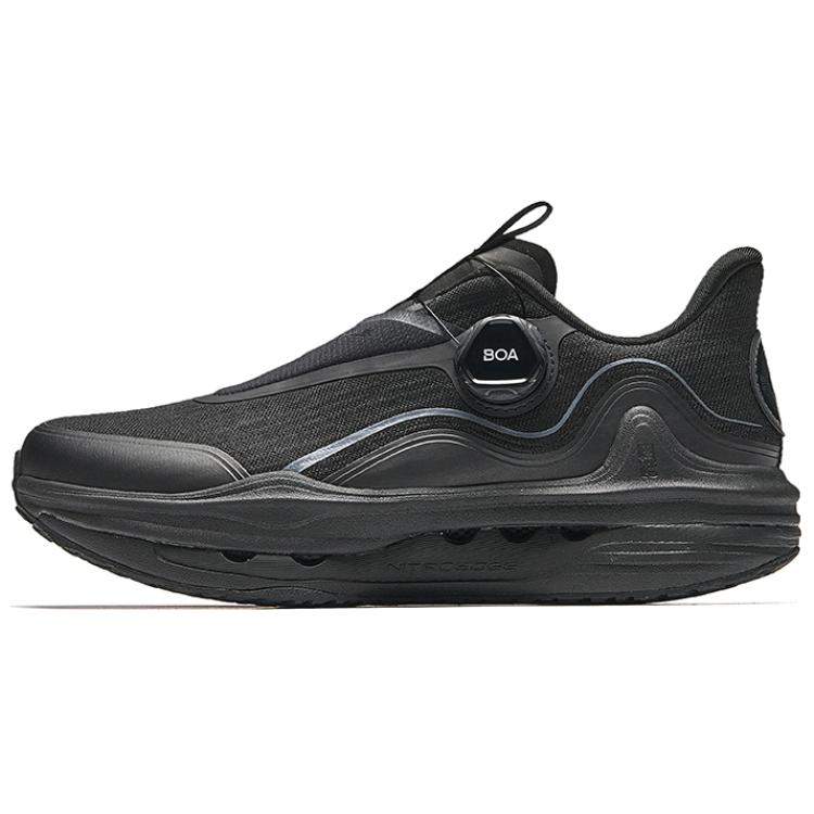 Anta Anti-Slip Wear-Resistant Low-Top Casual Running Shoes Women's Black