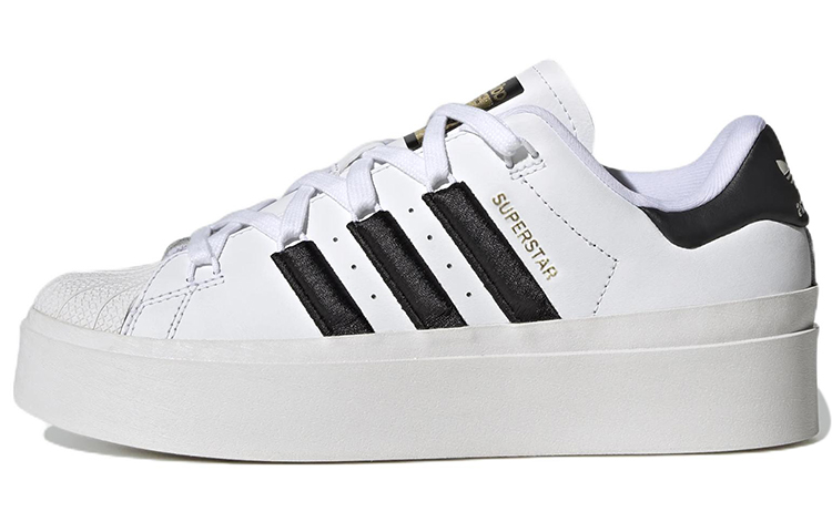 Superstar Women's Adidas Originals Bonega 'White Black Gold Metallic' Women's