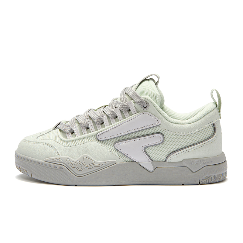 FILA FUSION Nollie Low-Top Skateboard Shoes Women's Green Gray