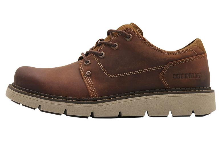 CAT CovertLow Warm Slip-Resistant Ankle-Length Outdoor Boots Men's Light Brown