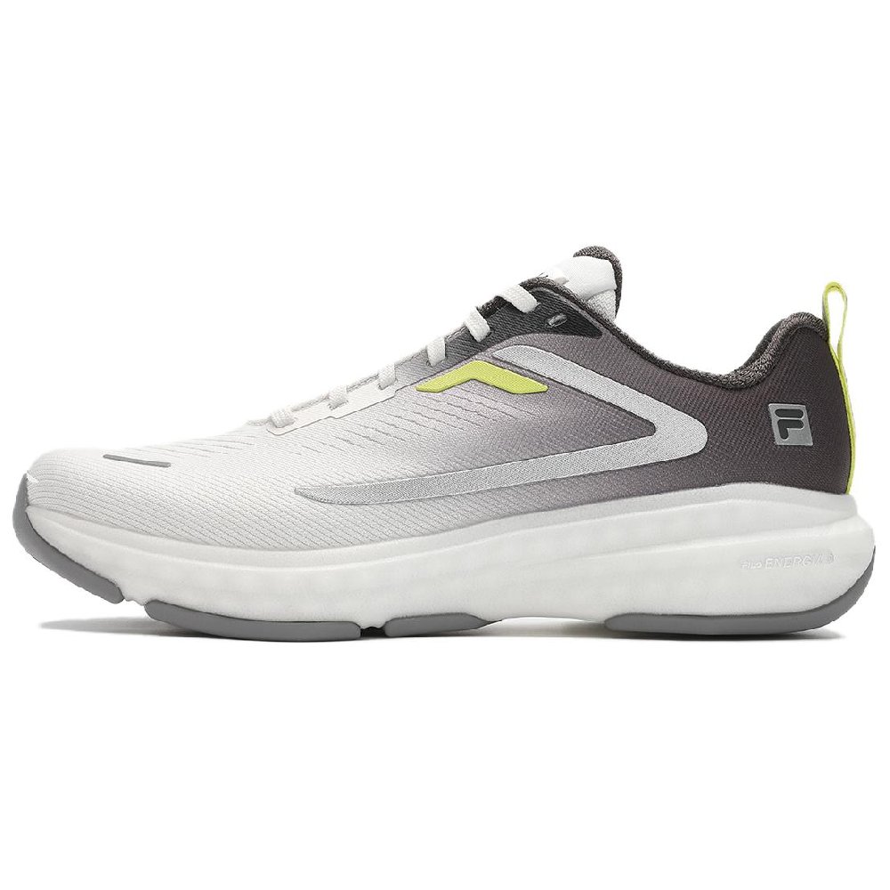 FILA ENERGY 2 Low Top Casual Training Physical Fitness Test Physical Exam City Commute Running Shoes Men's White Gray
