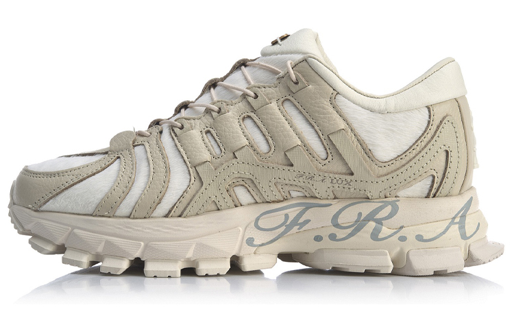 LiNing Furious Rider Runner Cushioning Abrasion Resistant Support Rebound Low top Running Shoes Women's Pearl White