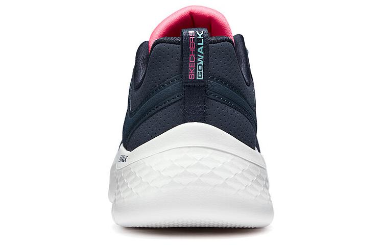 Skechers Go Walk Fle Low Top Casual Running Shoes Women's Black Red купить в интернет-магазине Yoocart с быстрой доставкой по России.
