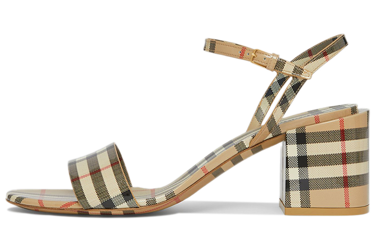Burberry Leather Slingback Sandals Women's