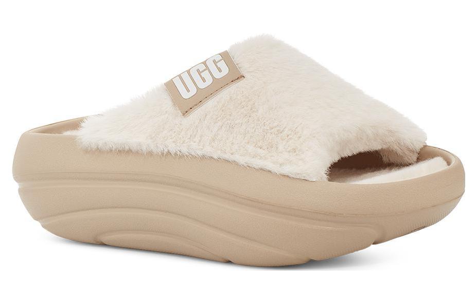 UGG FoamO UGGplush Slide Mustard Seed Women's