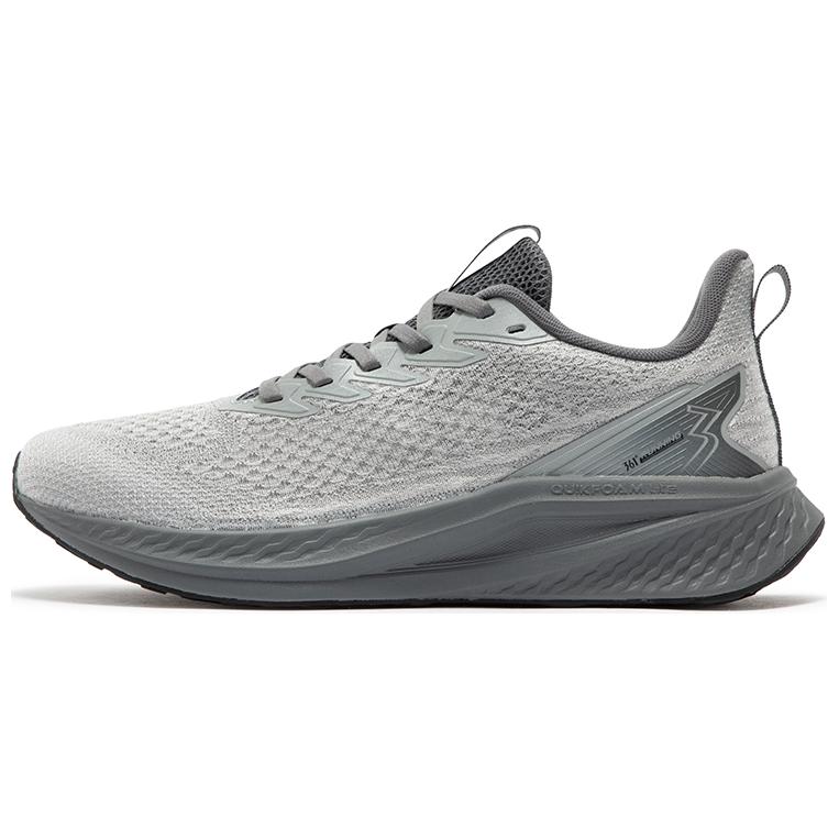 361° Abrasion Resistant Slip Resistant Low Top Running Shoes Men's Gray