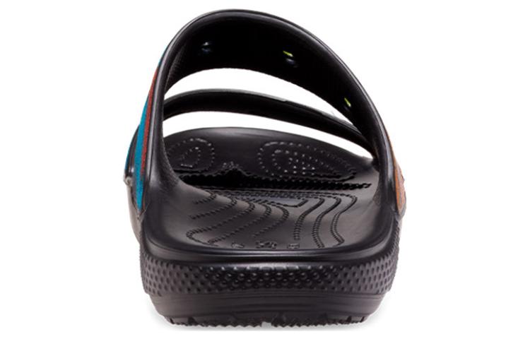 Crocs Slide Slippers Unisex Black/Multicolor Color