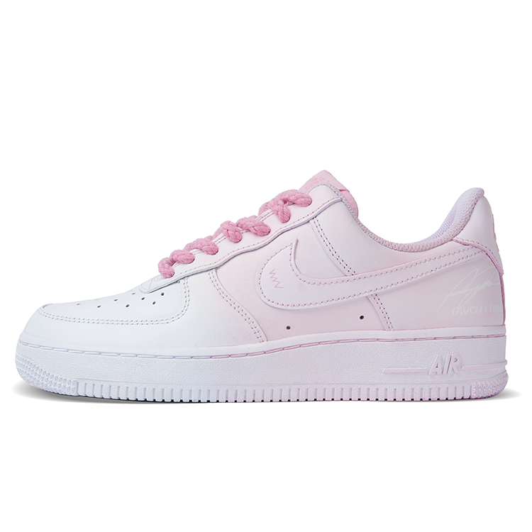 Nike Air Force 1 Anti-Slip And Wear-Resistant Lightweight Low-Top Skateboard Shoes Women's Pink White